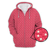 Maxcorners Pink Golf Shirt, Breast Cancer Golf Shirt For Golfer, Pattern Golf Shirt