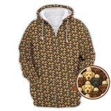 Maxcorners Labrador Pattern Golf Shirt, Dog Golf Shirt, Funny Labrador Golf Shirt For Golfers