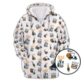 Maxcorners Golf & Whiskey Pattern Golf Polos, Funny Golf Shirt For Men, Crazy Golf Shirts For Golfers