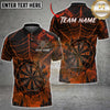 Maxcorners Darts Pink Spider Web Spooky Gothic Castle Multi Options Personalized Name, Team Name Unisex 3D Shirt (7 Colors)