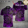 Maxcorners Darts Pink Spider Web Spooky Gothic Castle Multi Options Personalized Name, Team Name Unisex 3D Shirt (7 Colors)