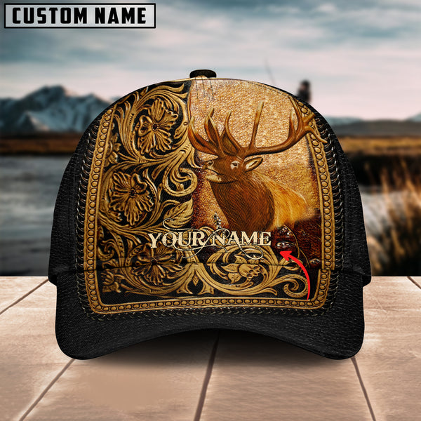 Maxcorners Moose Hunting Art Personalized Cap