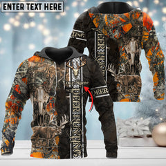 Maxcorners Custom Name Hunting Deer ( Multicolor Option ) Pattern 3D All Over Printed Clothes