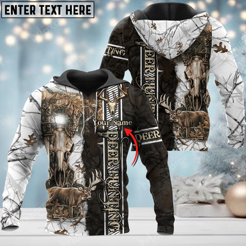 Maxcorners Custom Name Hunting Deer ( Multicolor Option ) Pattern 3D All Over Printed Clothes