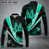 Maxcorners Flaming Magma Bowling And Pins Multicolor Option Customized Name Long Sleeve 3D Shirt