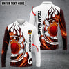 Maxcorners Fire Blaster Bowling And Pins Multicolor Option Customized Name Long Sleeve 3D Shirt