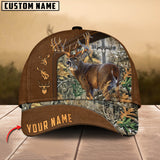Maxcorners Cross Hunting Deer Leather Pattern Personalized Hats 3D Multicolored