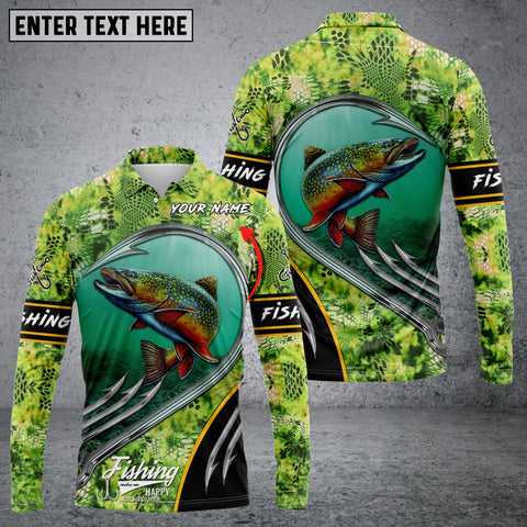 Maxcorners Trout Fishing Customize Name 3D Shirts