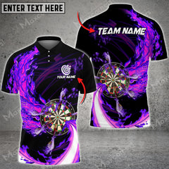 Maxcorners Breath Of Fire Darts Multicolor Option Personalized Name 3D Shirt