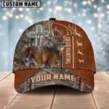 Maxcorners Hunting Deer Under God Personalized Hats 3D Multicolored