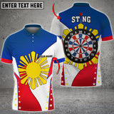 Maxcorners Philippines Darts Personalized Name 3D Shirt