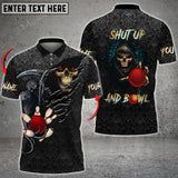 Maxcorners Bowling And Pins Reaper Customized Name 3D Shirt