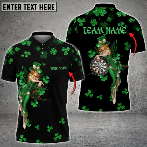 Maxcorners St.patrick day Darts Personalized Name, Team Name 3D Shirt KH