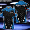 Maxcorners Billiards Fire Ball 8 Personalized Name, Team Name Unisex Shirt ( Multicolor Options )
