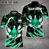 Maxcorners Bowling And Pins Breath Of Thunder Multicolor Option Customized Name 3D Shirt