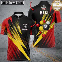 Maxcorners Billiard 8 Ball Pool Personalized Name 3D Shirt For Magali