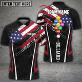 Maxcorners Billiards World Pool Master Personalized Name 3D Shirt (Multi Color Options)