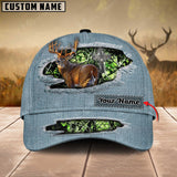 Maxcorners Premium Jeans Hunting Deer Personalized Hats 3D Multicolored