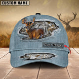 Maxcorners Premium Jeans Hunting Deer Personalized Hats 3D Multicolored