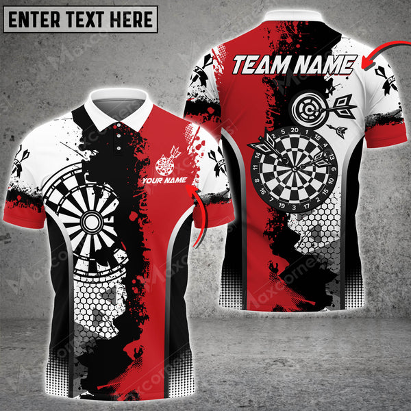 Maxcorners Darts Personalized Name,( More Color Options ) Team Name Unisex 3D Shirt