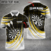 Maxcorners Darts Plaid Color Options Personalized Name, Team Name Unisex 3D Shirt