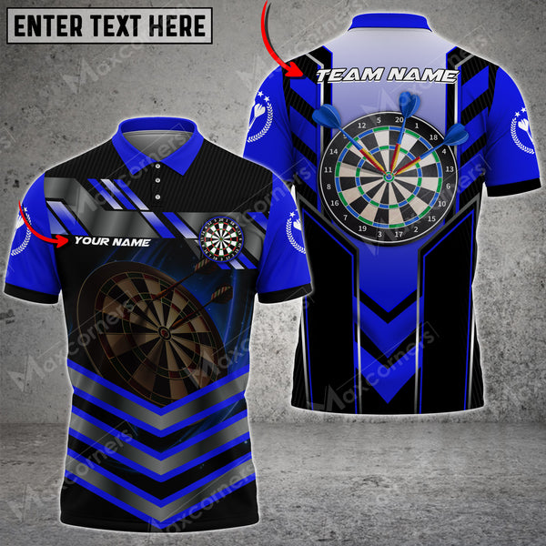 Maxcorners Darts Light Vector Color Options Personalized Name, Team Name Unisex 3D Shirt