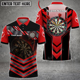 Maxcorners Darts Light Vector Color Options Personalized Name, Team Name Unisex 3D Shirt