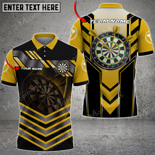 Maxcorners Darts Light Vector Color Options Personalized Name, Team Name Unisex 3D Shirt