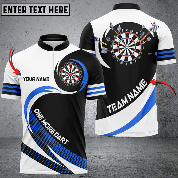 Maxcorners One More Dart For Team Multicolor Option Personalized Name 3D Shirt