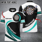 Maxcorners One More Dart For Team Multicolor Option Personalized Name 3D Shirt