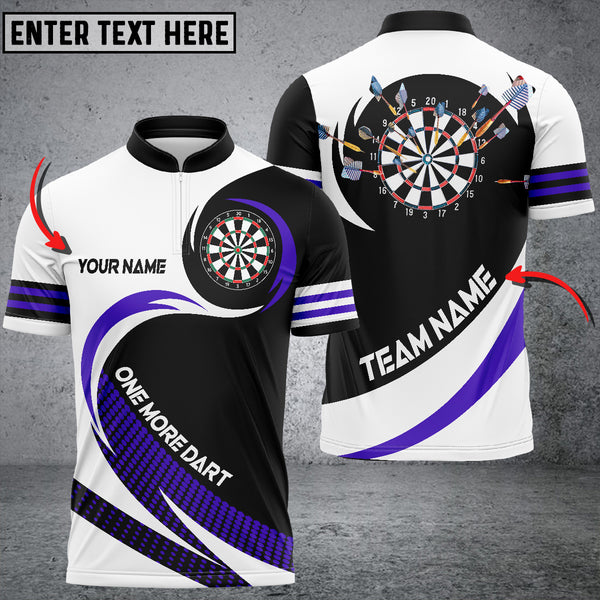 Maxcorners One More Dart For Team Multicolor Option Personalized Name 3D Shirt
