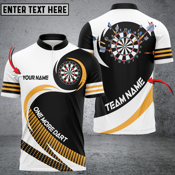 Maxcorners One More Dart For Team Multicolor Option Personalized Name 3D Shirt