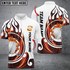 Maxcorners Golf Fire Blaster Multicolor Option Customized Name 3D Shirt