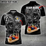 Maxcorners Billiards 9 Ball King Of Forest Multicolor Option Personalized Name 3D Shirt