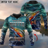 Maxcorners Personalized Name Trout Fishing Master Baiter Shirts For Men And Women 3D