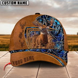 Maxcorners The Best Hunting Deer Leather Pattern Personalized Hats 3D Multicolored