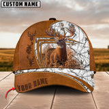 Maxcorners The Best Hunting Deer Leather Pattern Personalized Hats 3D Multicolored