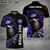 Maxcorners Reaper Bowling Multicolor Option Customized Name 3D Shirt