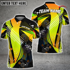 Maxcorners Personalized Billiards Color Style, Team Name Unisex Shirt