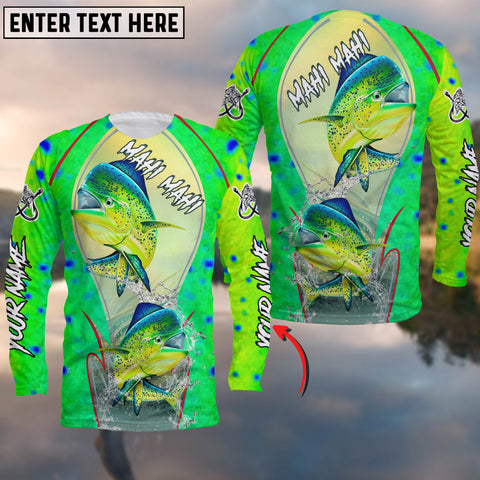 Maxcorners Fishing Mahi Mahi Skin R Customize Name 3D Shirts
