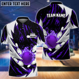 Maxcorners Bowling And Pins Fire Thunderstorm Multicolor Option Customized Name 3D Shirt