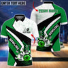 Maxcorners Hydro Bowling And Pins Multicolor Option Customized Name 3D Shirt