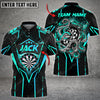 Maxcorners Darts Octopus Wrapped Around Color Options Personalized Name, Team Name Unisex 3D Shirt