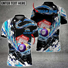 Maxcorners Breath Of Water Bingo Multicolor Option Customized Name 3D Shirt