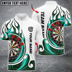 Maxcorners Fire Blaster Darts Multicolor Option Personalized Name 3D Shirt