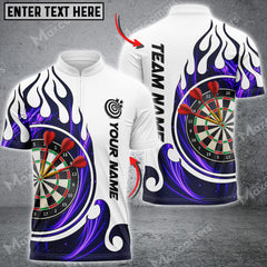 Maxcorners Fire Blaster Darts Multicolor Option Personalized Name 3D Shirt