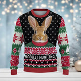 Maxcorners Hunting Merry Christmas (Multi Animal Options) All Over Print Sweater