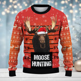 Maxcorners Funny Hunting Merry Christmas (Multi Animal Options) All Over Print Sweater