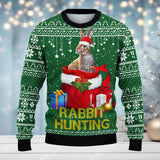 Maxcorners Funny Gift Hunting Merry Christmas (Multi Animal Options) All Over Print Sweater