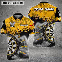 Maxcorners Darts Seawave Color Options Personalized Name, Team Name Unisex 3D Shirt